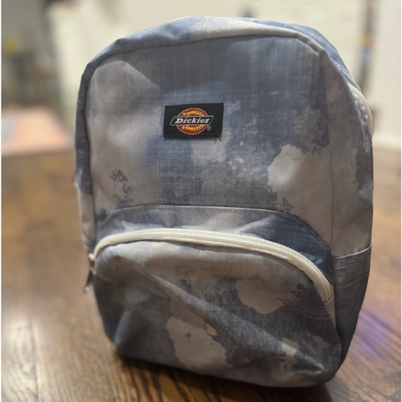 Dickies Mini Backpack BLUE Tie Dye 10x7.5” - Picture 4 of 11
